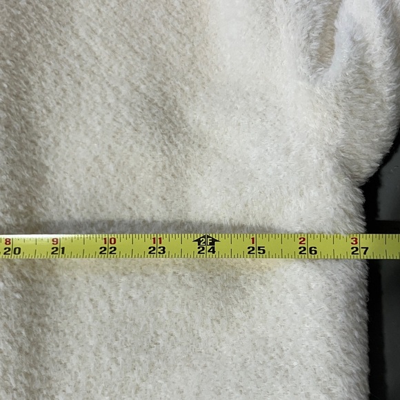 Lux Eileen Fisher Ivory Alpaca Wool Cocoon Coat - Picture 7 of 12